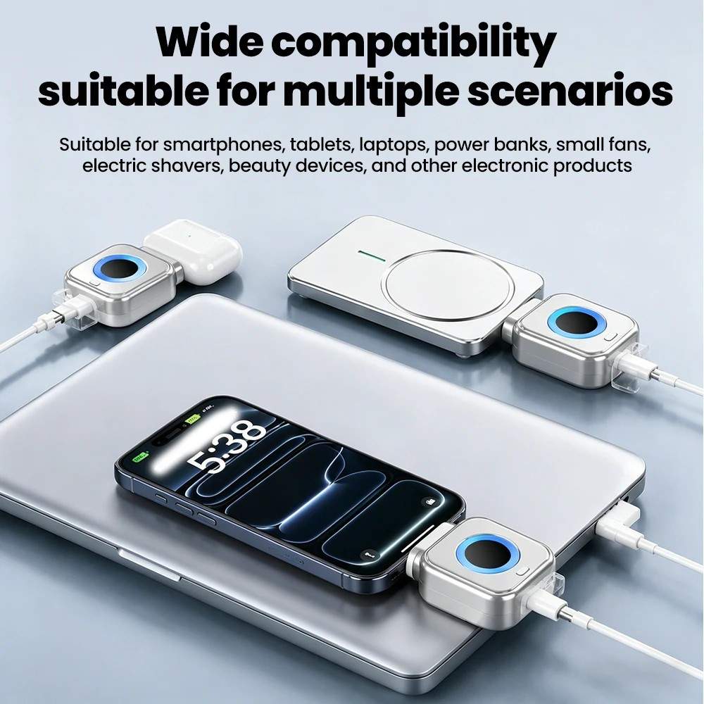 140W Type-C Auto Power-Off Fast Charging Adapter with Smart Battery Protection